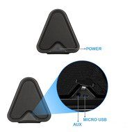 D.M LIFE Magic Mirror Protable Light Bluetooth Speakers, Hi-Fi Strong Bass Wireless Speaker with 3D Dynamic LED... N4