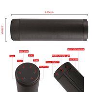 LUOOV Colorful Portable Wireless Bluetooth Speaker with 6 light models and HD Sound and Bass (Black) N3