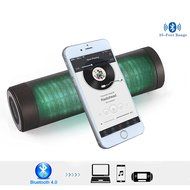LUOOV Colorful Portable Wireless Bluetooth Speaker with 6 light models and HD Sound and Bass (Black) N4