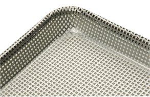 Focus Foodservice Commercial Bakeware 16-Gauge Aluminum Fully Perforated-Sheet Pan, Full Size N2
