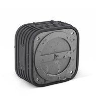 MVMT Cube Portable Wireless and Water Resistant Bluetooth Speaker (Charcoal and Silver)