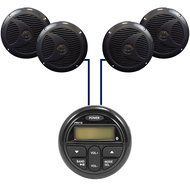 New Milennia PRV19 Bluetooth Marine Boat Yacht Gauge Style AM/FM 4 x 40W Stereo Player w/ Rear USB Input With... N7