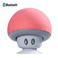 Bluetooth Speaker with Microphone, Ottertooth Mini Cute Mushroom Style with Suction Cup, adheres on the Back of...