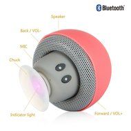 Bluetooth Speaker with Microphone, Ottertooth Mini Cute Mushroom Style with Suction Cup, adheres on the Back of... N4