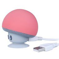 Bluetooth Speaker with Microphone, Ottertooth Mini Cute Mushroom Style with Suction Cup, adheres on the Back of... N7
