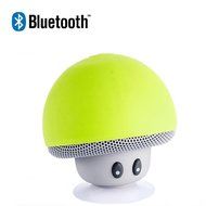 Bluetooth Speaker with Microphone, Ottertooth Mini Cute Mushroom Style with Suction Cup, adheres on the Back of... N8