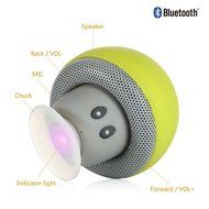 Bluetooth Speaker with Microphone, Ottertooth Mini Cute Mushroom Style with Suction Cup, adheres on the Back of... N11