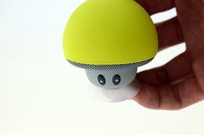 Bluetooth Speaker with Microphone, Ottertooth Mini Cute Mushroom Style with Suction Cup, adheres on the Back of... N12