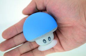 Bluetooth Speaker with Microphone, Ottertooth Mini Cute Mushroom Style with Suction Cup, adheres on the Back of... N18