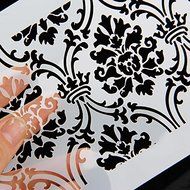 Delight eShop Lace Flower Cake Cookie Fondant Side Baking Wedding Stencil Decorating DIY Tools (#2) N6