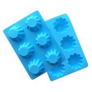 Cake Mold, YORIKIN Silicone Cake Mold 6-cavity Donuts &amp; Flower DIY Handmade Oval Silicone Baking Mold Cake Pan... N6