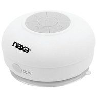 NAXA Electronics Waterproof Wireless Speaker with Bluetooth (White)