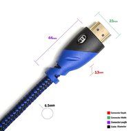 HDMI Extension Cable 10 FT - 2-Pack - Ultra Clarity 4K HDMI Extender 2.0 with Ethernet ( 10 FEET ) M / F Port... N7