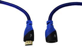 HDMI Extension Cable 10 FT - 2-Pack - Ultra Clarity 4K HDMI Extender 2.0 with Ethernet ( 10 FEET ) M / F Port... N11