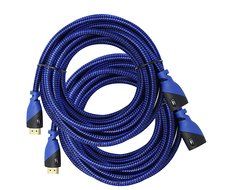 HDMI Extension Cable 10 FT - 2-Pack - Ultra Clarity 4K HDMI Extender 2.0 with Ethernet ( 10 FEET ) M / F Port... N13