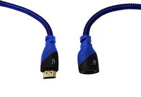 HDMI Extension Cable 10 FT - 2-Pack - Ultra Clarity 4K HDMI Extender 2.0 with Ethernet ( 10 FEET ) M / F Port... N16