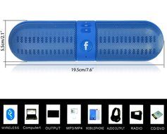 Youzee Portable Wireless Bluetooth Speaker LED Light Visual Display Mode Powerful Sound N4