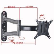 VideoSecu TV Wall Mount Articulating Arm Tilt Swivel Bracket for most 15-27" TV Monitor Display VESA 100X100 75X75... N4