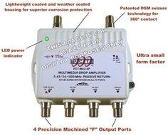 4 Port Cable TV/HDTV/Digital Amplifier Internet Modem Signal Booster Internet AMP