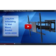 Full Motion TV Wall Mount with 32 inch Long Extension for 42 to 80 inch TVs N4