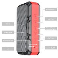 Travel Inspira&trade; Portable Waterproof Bluetooth Speaker 4.0 with Built In Subwoofer 10 Watts Of Power- IPX6 Water... N4