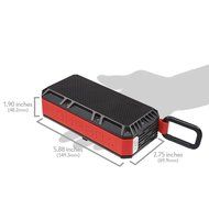 Travel Inspira&trade; Portable Waterproof Bluetooth Speaker 4.0 with Built In Subwoofer 10 Watts Of Power- IPX6 Water... N5