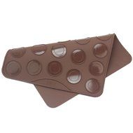 1 X Silicone Macaron Macaroon Baking Sheet Mat Cookie Baking Tray Dark Coffee 29x26cm N2