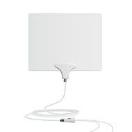 Mohu Leaf 50 TV Antenna, Indoor, Amplified, 50 Mile Range, Original Paper-thin, Reversible, Paintable, 4K-Ready...