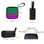 SOAIY S-51 Bluetooth Speaker,Portable Wireless Surround Sound Speaker,Stereo Speaker,Built-in Microphone AUX Jack... N6
