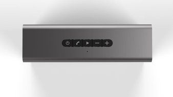 BRAVEN 850 Portable Wireless Bluetooth Speaker [20 Hours Playtime] Built-In 8800 mAh Power Bank Charger - Silver N4