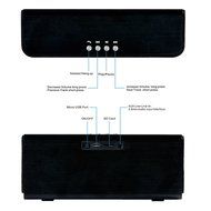 GGSDY Portable Bluetooth Speaker with Microphone Handsfree Calls,Wireless Speakers with Bass and Stereo Surround... N6