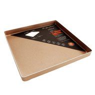 Astra shop Classic Nonstick Square Pan Cookie Sheet Aluminium Alloy Bakeware (11 x 11 x 1.2 Inch, Gold)
