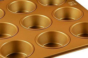 12 Cavity Gold Non Stick Cartoon Rabbit Cake Mold Cute Baking Pan 9inch N9