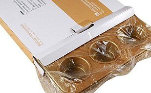 12 Cavity Gold Non Stick Cartoon Rabbit Cake Mold Cute Baking Pan 9inch N10