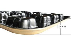 12 Cavity Gold Non Stick Cartoon Rabbit Cake Mold Cute Baking Pan 9inch N16