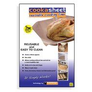 Cookasheet Reusable Non-Stick Cooking &amp; Baking Liner - 13 x 14-Inches - Healthier Cooking without Oils