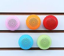 Portable Compact Bluetooth Speaker with Suction Pad- Light Pink Color - Reflying Electronic N4