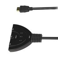 GOUXIANG 3-Port HDMI Switcher with Pigtail Cable Support 3D, 1080P, HD Audio N2