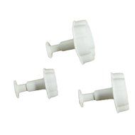 3pcs Fondant Rose Flower Mold Cake Decorating Tool N3