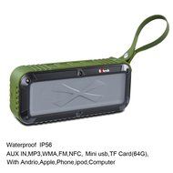 Bluetooth Outdoor Speaker Wireless Waterproof Speaker IP67 Weatherproof Shower Radio Beach and Pool Speaker