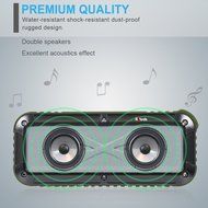 Bluetooth Outdoor Speaker Wireless Waterproof Speaker IP67 Weatherproof Shower Radio Beach and Pool Speaker N3