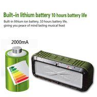 Bluetooth Outdoor Speaker Wireless Waterproof Speaker IP67 Weatherproof Shower Radio Beach and Pool Speaker N5