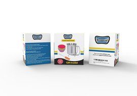 Stainless Steel Pancake &amp; Cake Batter Dispenser Bundle with Measuring Label for Making Pancakes, Crepes &amp; Waffles... N6