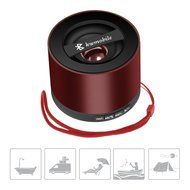 kwmobile Mini Wireless Bluetooth speaker with Micro SD card, FM Radio and microphone in blue for iPhone, iPad,... N12