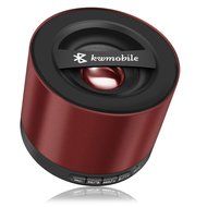 kwmobile Mini Wireless Bluetooth speaker with Micro SD card, FM Radio and microphone in blue for iPhone, iPad,... N15