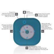 Rubility Waterproof Mini Bluetooth Speaker, Wireless Shower Speaker Handsfree Portable Speakerphone Built-in Mic... N5