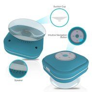 Rubility Waterproof Mini Bluetooth Speaker, Wireless Shower Speaker Handsfree Portable Speakerphone Built-in Mic... N6