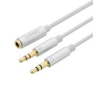 Ugreen Gold Plated 3.5mm Female to 2 Male Headphone Mic Audio Y Splitter Cable with Separate Headphone / Microphone...