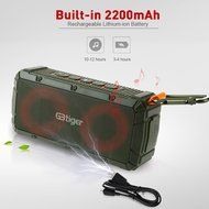 GBtiger Portable Wireless Bluetooth Speakers, IPX6 Waterproof Hifi Speaker with 10W Enhanced Bass, Dual Channel... N5