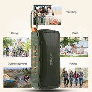 GBtiger Portable Wireless Bluetooth Speakers, IPX6 Waterproof Hifi Speaker with 10W Enhanced Bass, Dual Channel... N7